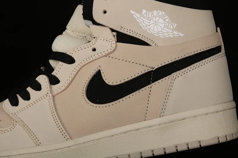All categories Air Jordan Jordan series basketball shoes Air Jordan 1 High Z version Air Jordan 1 Zoom CMFT "Summit White" AJ1 Joe 1 Pearl Milk Tea Off-White CT0979-100